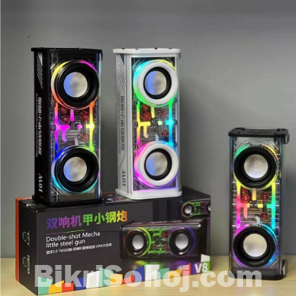 A88 10W Transparent Dual Bluetooth Speaker